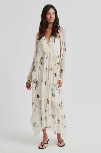 Florala Printed Dress - Summer Sand