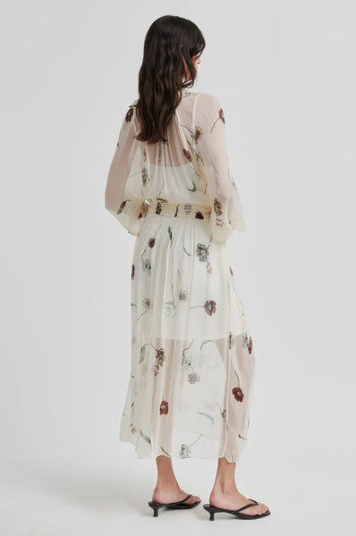 Florala Printed Dress - Summer Sand