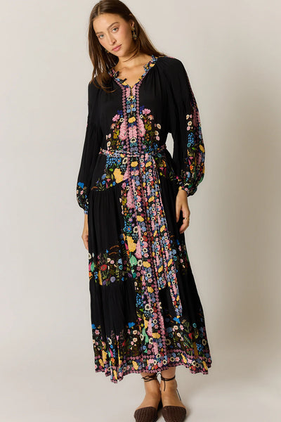 Delicia Maxi Dress - Black