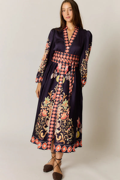 Gazte Maxi Dress - Burgundy