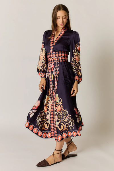 Gazte Maxi Dress - Burgundy