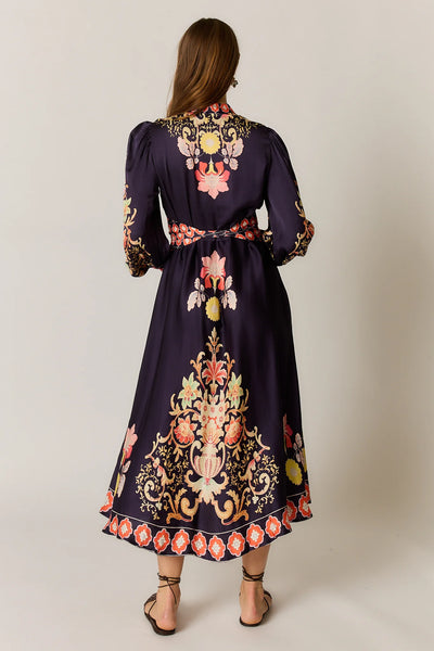 Gazte Maxi Dress - Burgundy