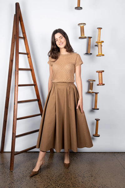 Bumper Skirt - Tan