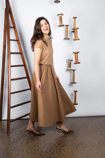 Bumper Skirt - Tan