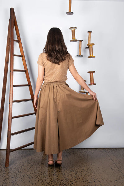 Bumper Skirt - Tan