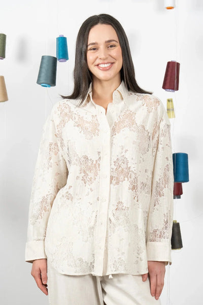 Jarrah Blouse - Cream