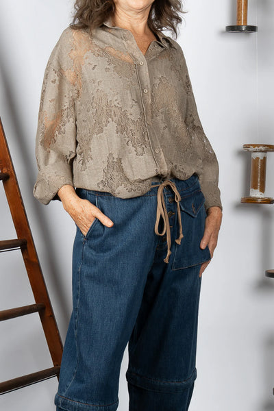 Jarrah Blouse - Tan