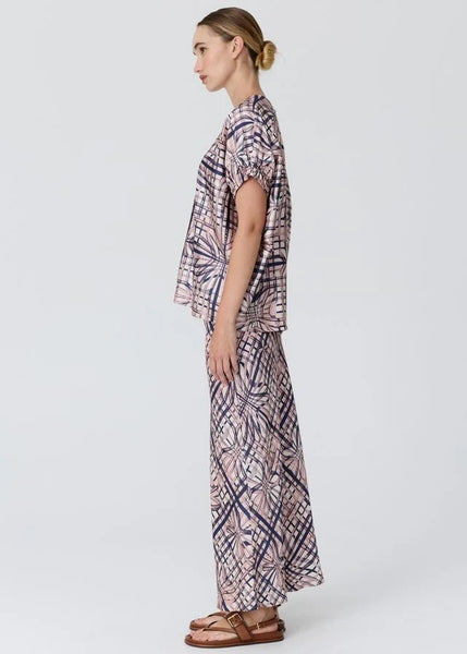 Lattice Top - Pink Check