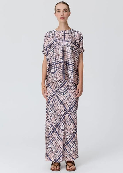 Lattice Top - Pink Check