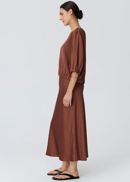 Ines Tuck Top - Toffee