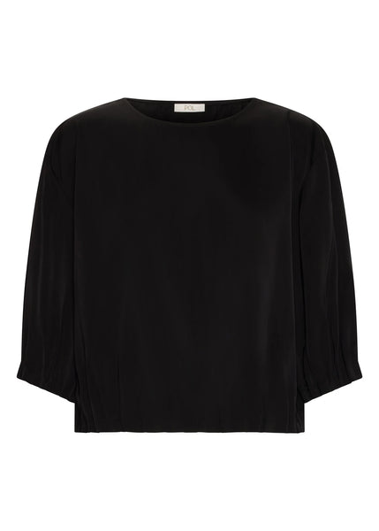 Ines Tuck Top - Black