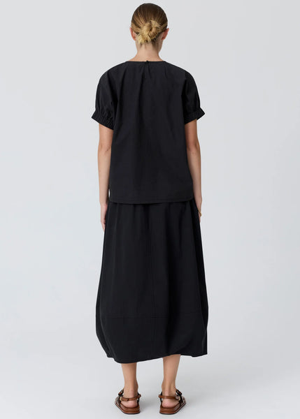Alma Bubble Skirt - Black