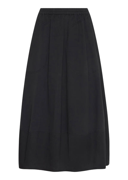 Alma Bubble Skirt - Black