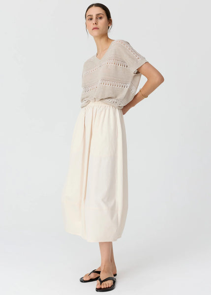 Alma Bubble Skirt - Pebble
