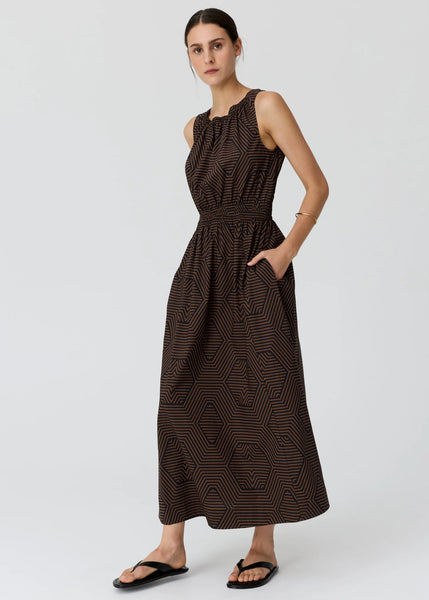Trellis Tank Dress - Trellis Print