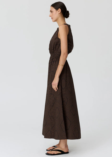 Trellis Tank Dress - Trellis Print
