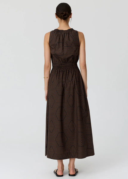 Trellis Tank Dress - Trellis Print