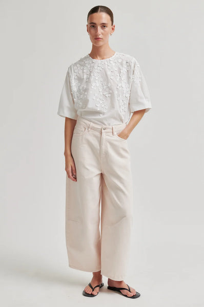 Reece Barrel Leg Jean - Crystal Pink