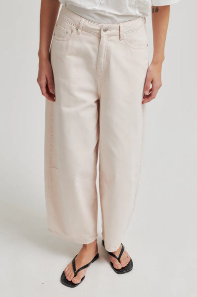 Reece Barrel Leg Jean - Crystal Pink