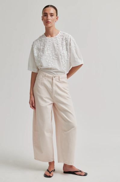 Reece Barrel Leg Jean - Crystal Pink