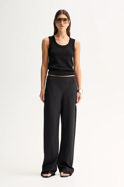 Silas Knit Top - Black