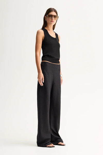Silas Knit Top - Black