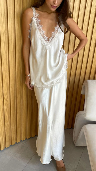 Solange Camisole - Moonbeam/Cream