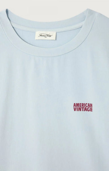 Baby Blue Vintage Logo T-Shirt