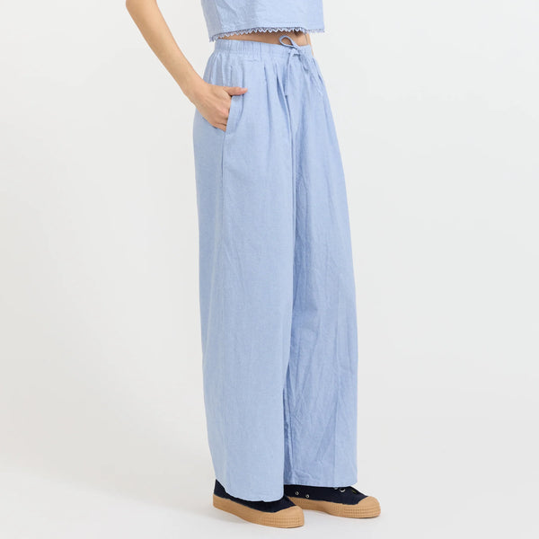 Femme Pantalon Azure