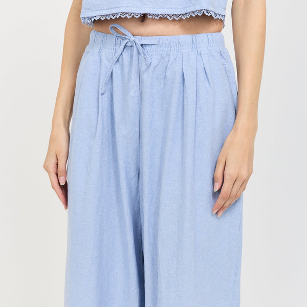 Femme Pantalon Azure