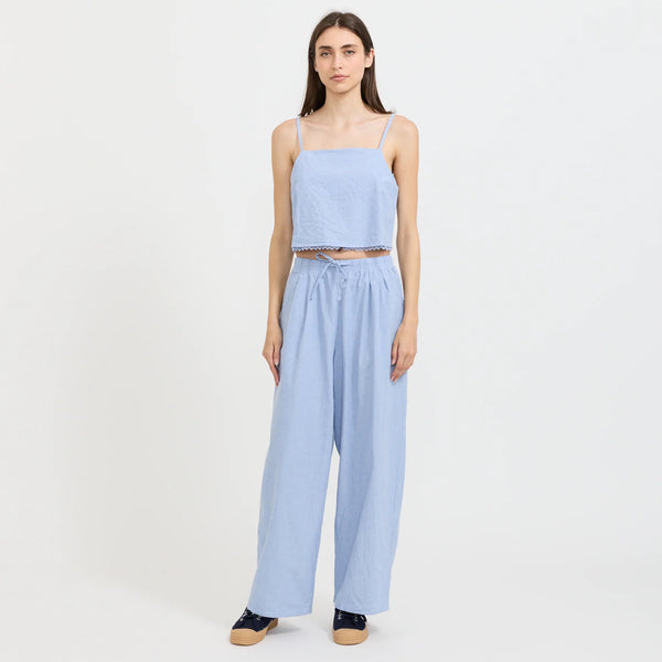 Femme Pantalon Azure
