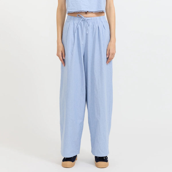 Femme Pantalon Azure