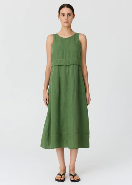 Frankie Double Layer Dress - Fern