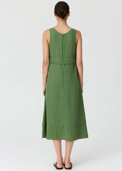 Frankie Double Layer Dress - Fern