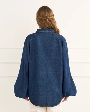Lucile Indigo Blouse - Denim