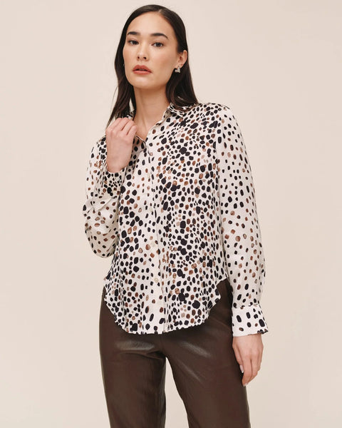 Long Sleeve Clean Shirt - Painted Spots