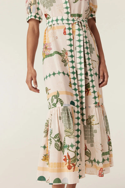 Evita Maxi Dress - Eden Print