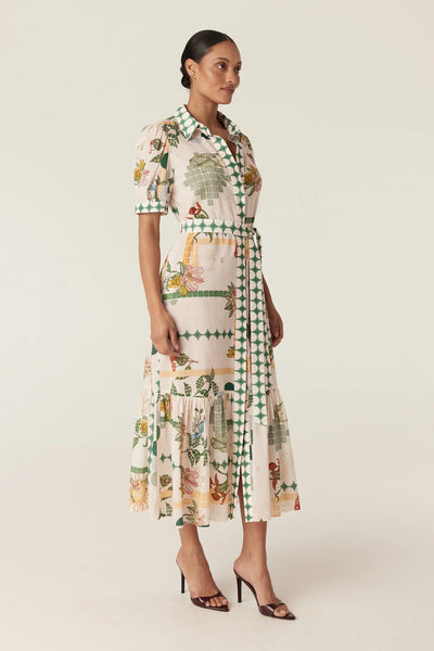 Evita Maxi Dress - Eden Print