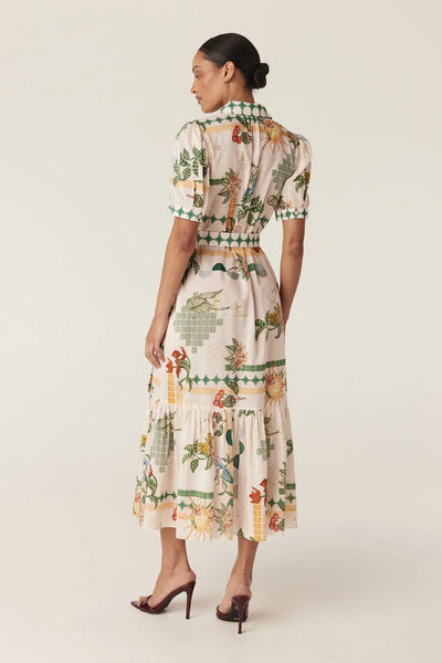 Evita Maxi Dress - Eden Print