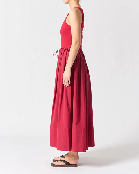 Corsica Dress - Crimson Red