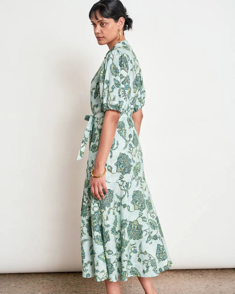 Cascade Dress - Fern Paisley