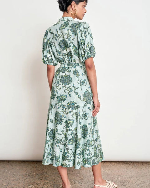Cascade Dress - Fern Paisley