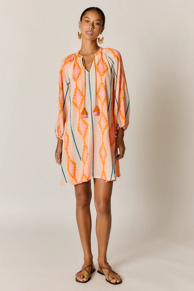 Zeinert Tunic Dress - Orange