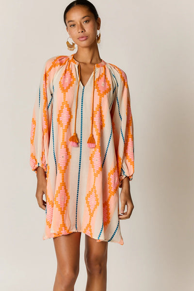 Zeinert Tunic Dress - Orange