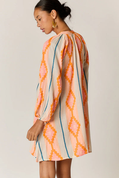 Zeinert Tunic Dress - Orange