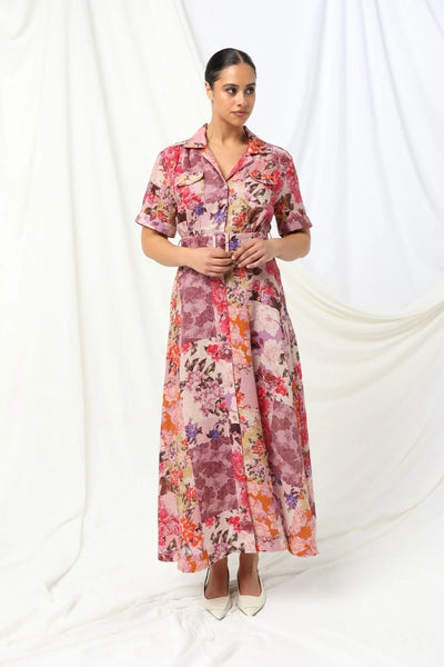 Cecilia Dress - Cedar Mirage - et seQ fashion