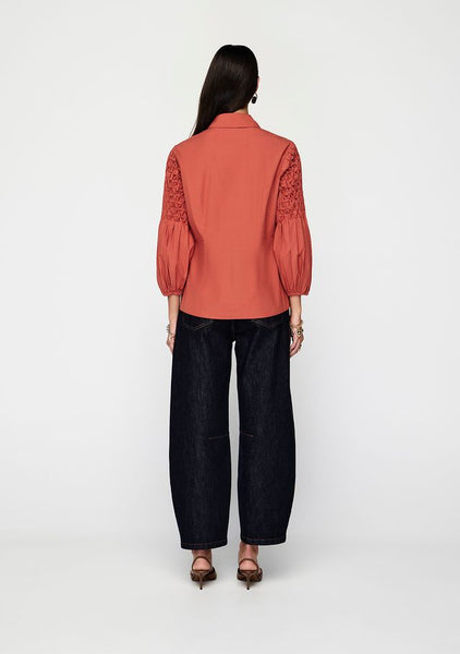 Alix Blouse - Cranberry