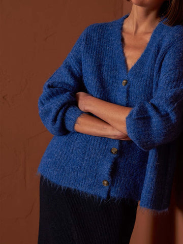 Cardigan - Azul