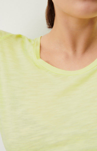 Jacksonville Scoop Neck L/S Tee - Vintage Lime