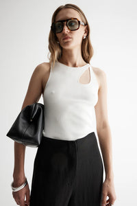Silves Knit Top - White - 25% OFF AUTOMATICALLY APPLIED AT CHECKOUT